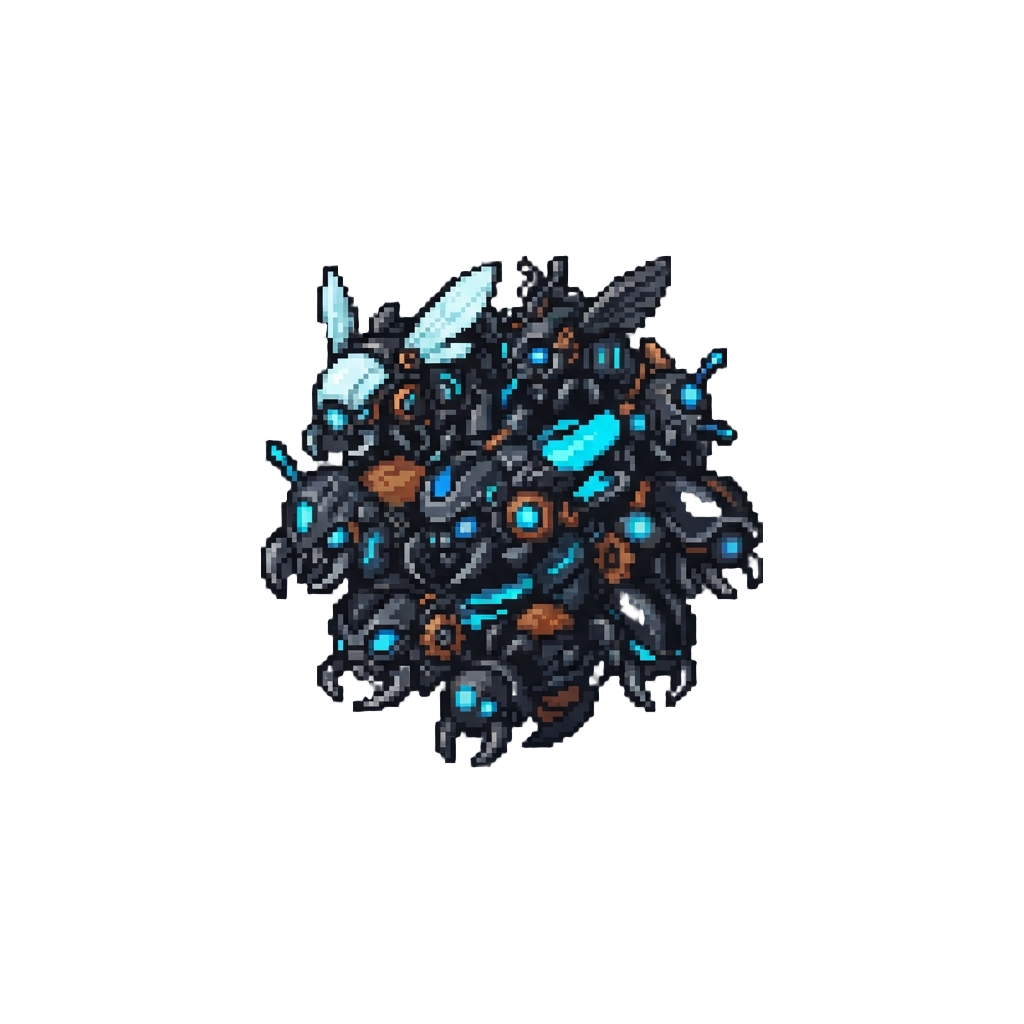 A Swarm of Cybernetic Planet-eaters
