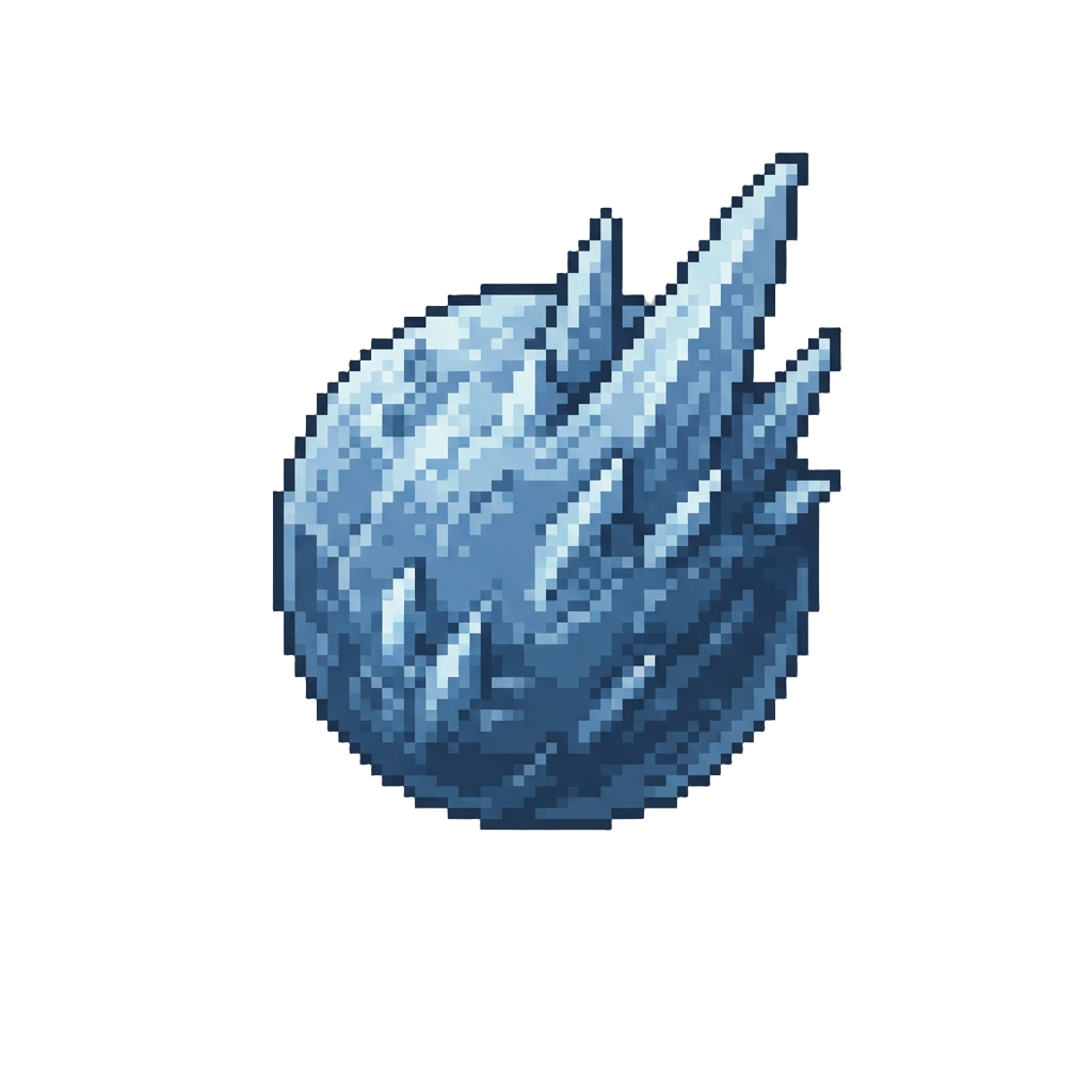 A Harsh Blizzard Planet with Towering Frost Spires