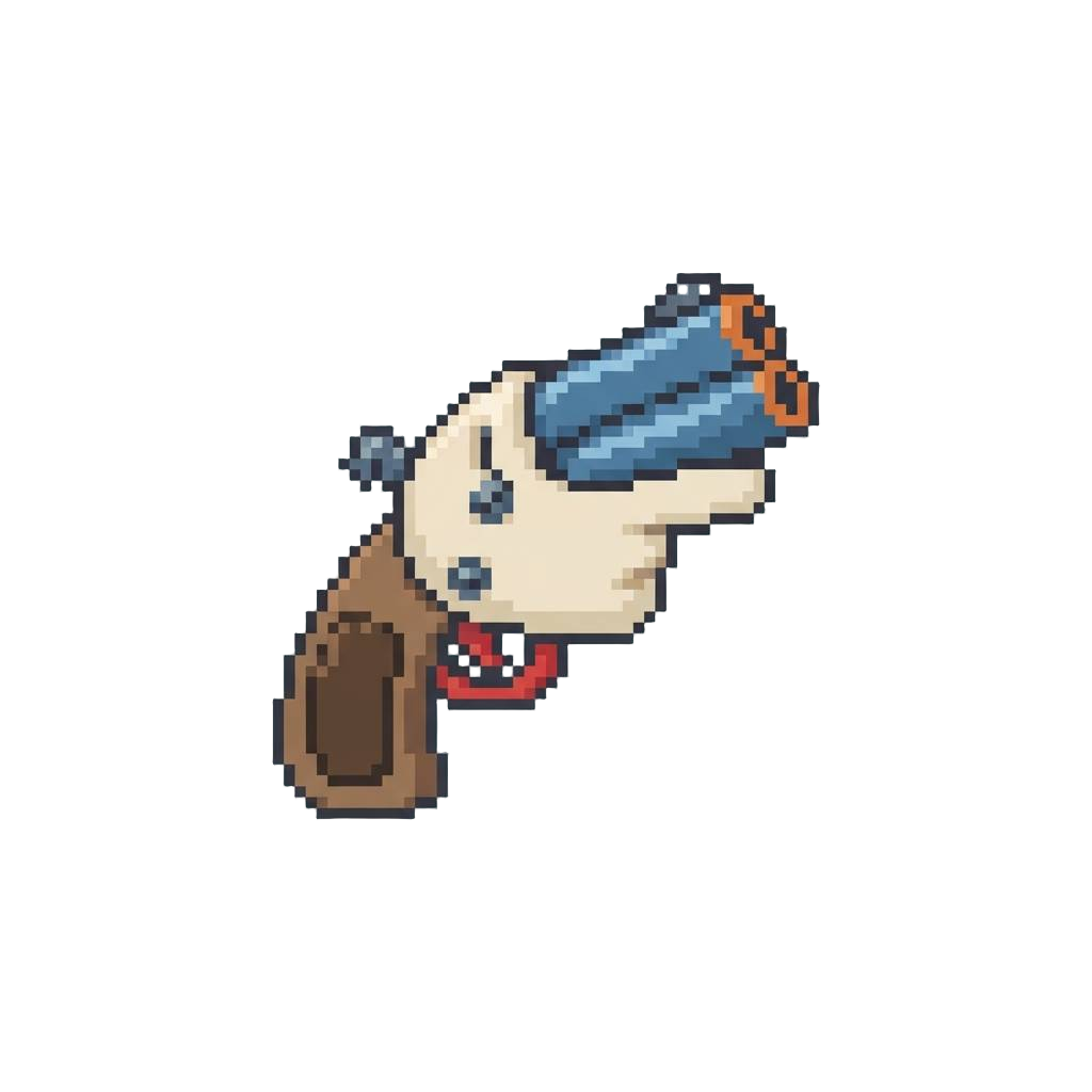 A Goofy Double-gun Point
