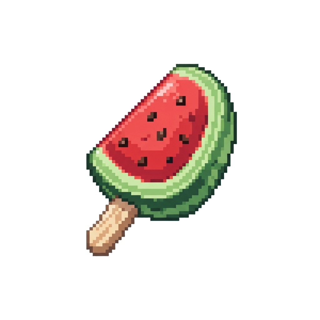 A Shiny Watermelon Pop
