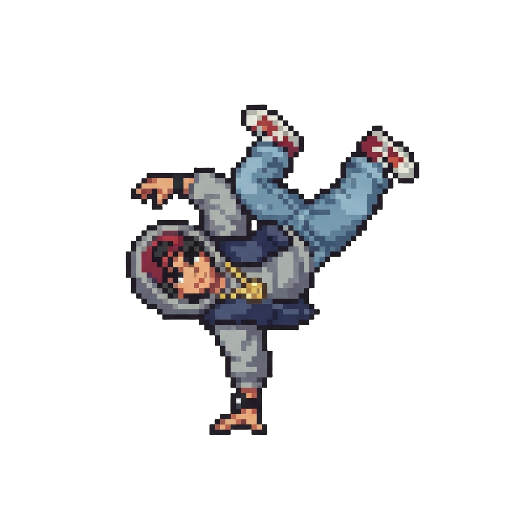 A Dramatic Hip-hop Pose