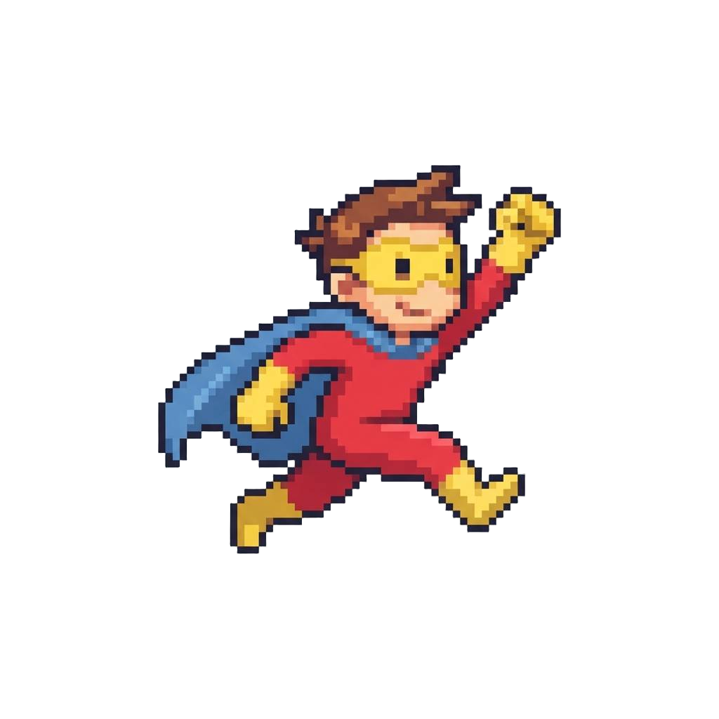 A Silly Superhero Stance
