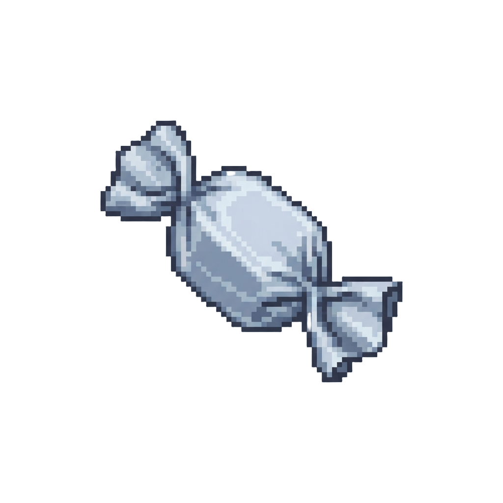 A Wrapped Silver Foil Twist