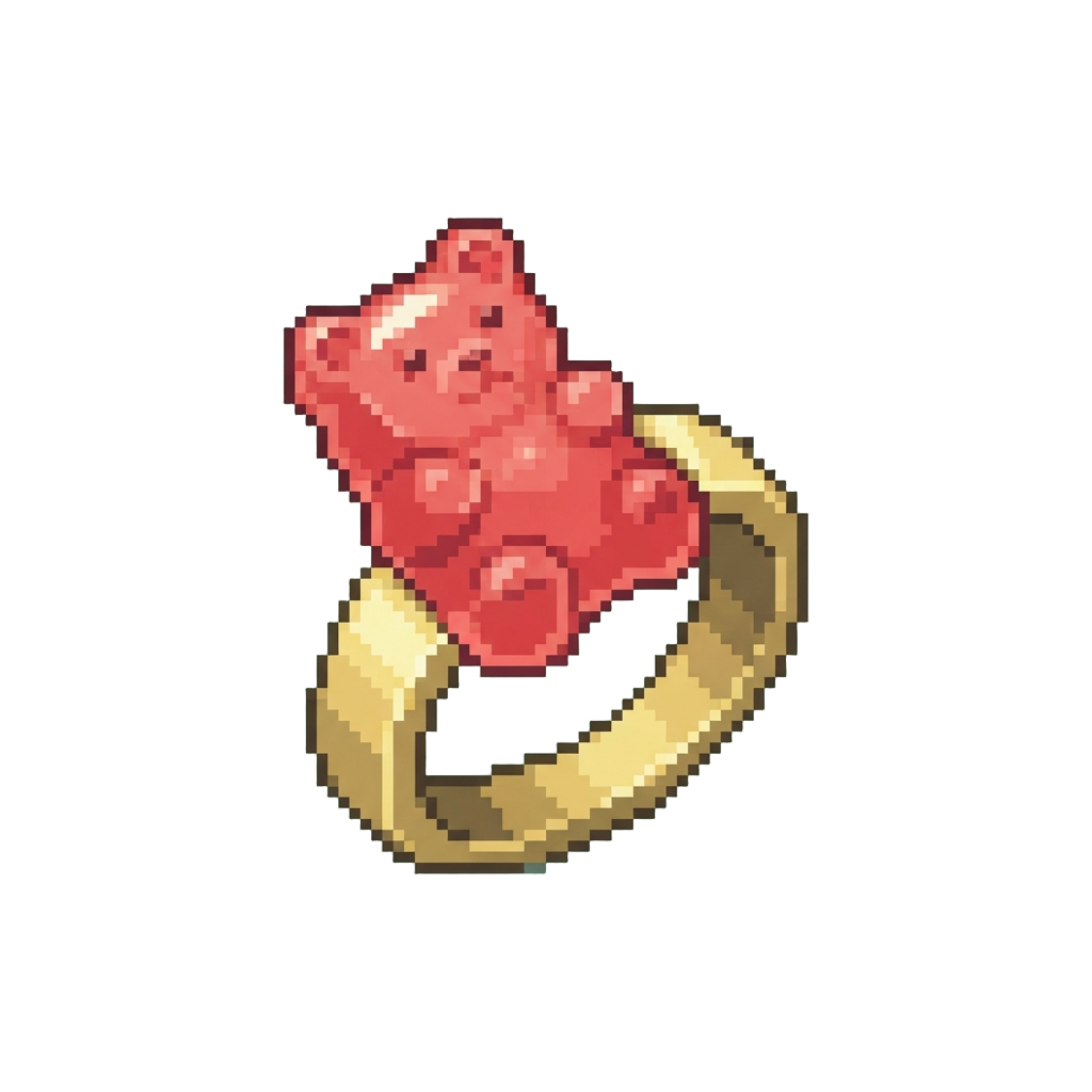 A Giant Gummy Bear Ring