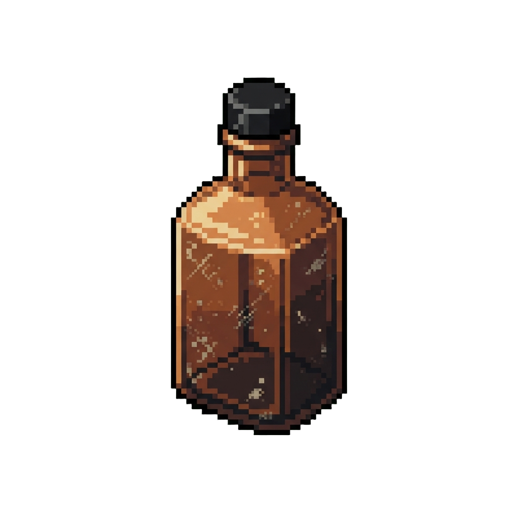 Dusty Empty Prime Bottle