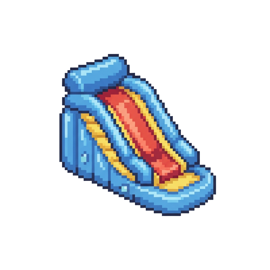 A Giant Inflatable Slide Mattress