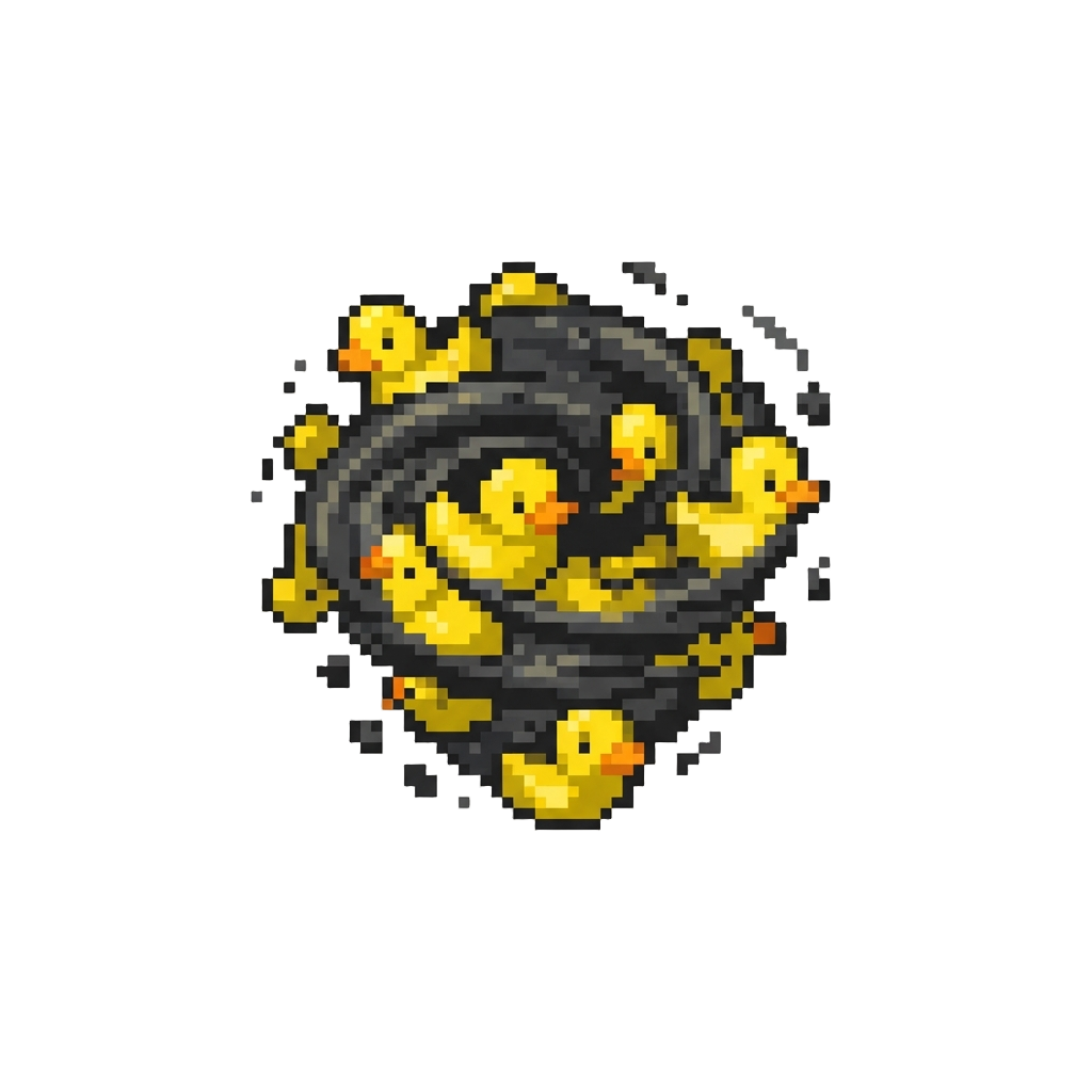 A Swirling Vortex of Rubber Duckies and Soot
