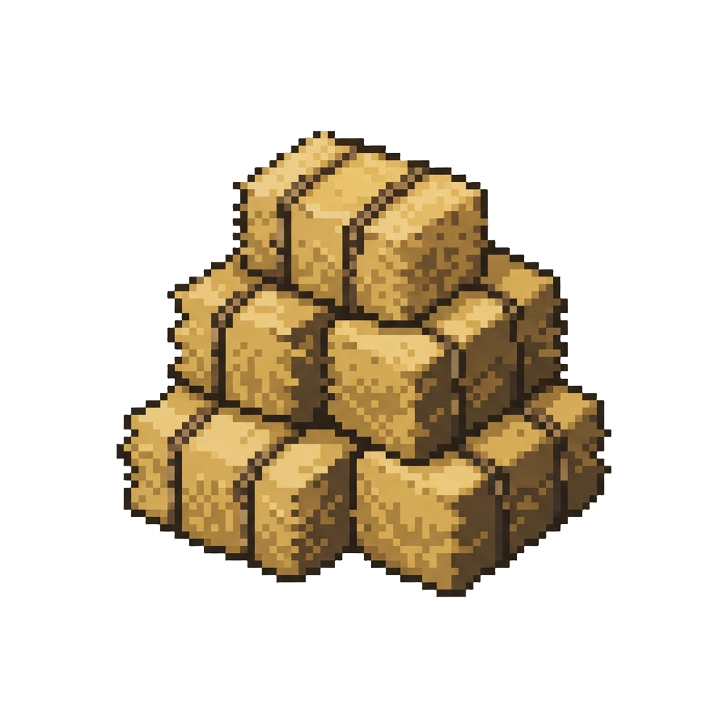 A Giant Stack of Hay Bales