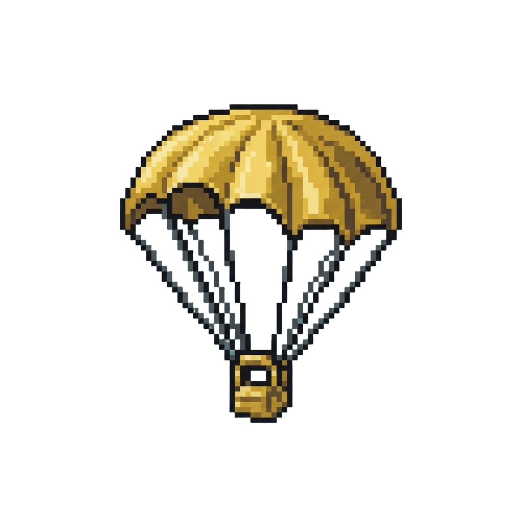 A Golden Shiny Parachute