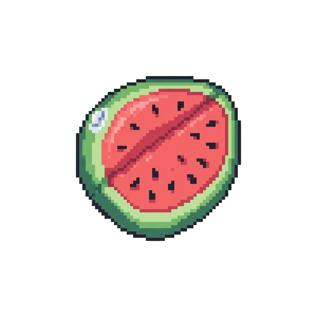 A Giant Watermelon Slice Float