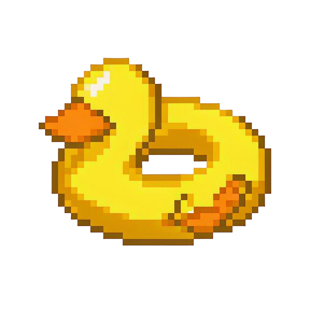 A Bright Yellow Duckie Float