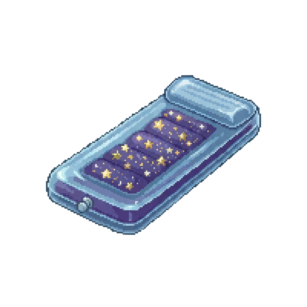 A Clear Star-filled Air Mattress