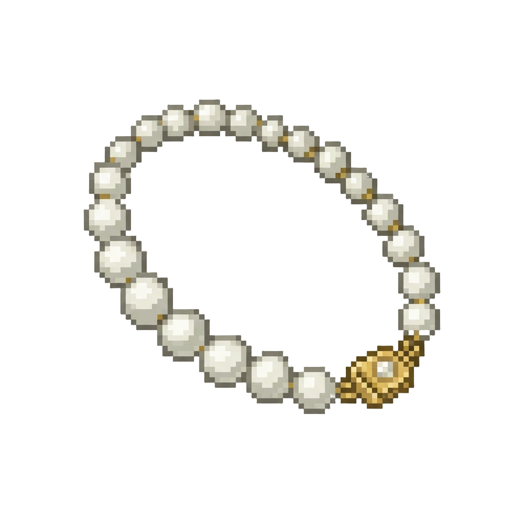 A Glistening Pearl Necklace