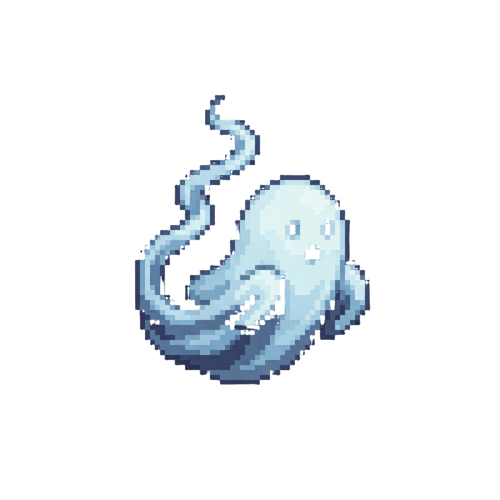 A Glowing Ghost Rising Into the Dark Night