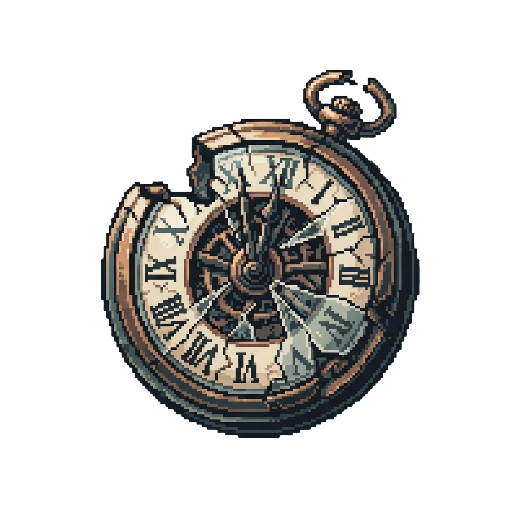 A Shattered Clock Stuck at Midnight