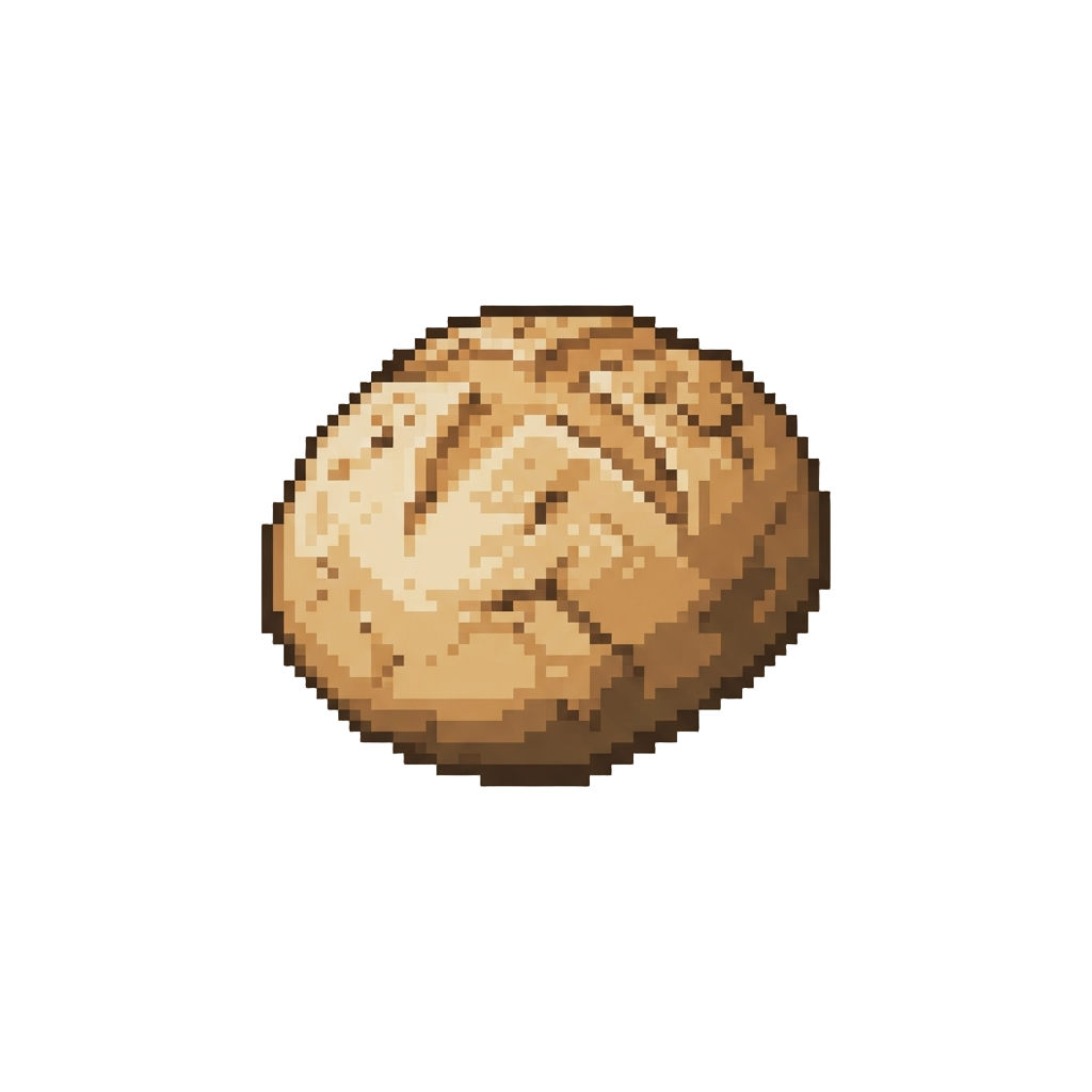 A Single Dry Piece of Crusty Bread