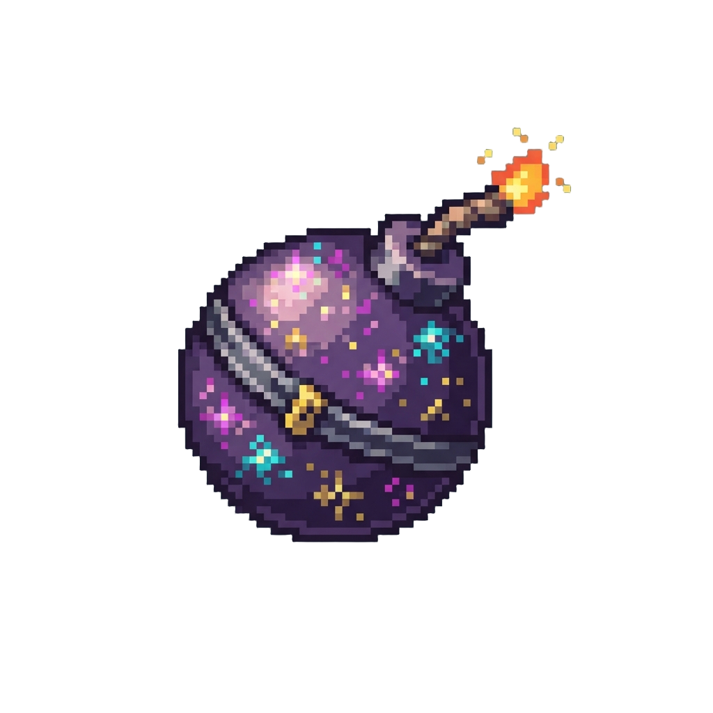 A Sparkly Glitter Smoke Bomb