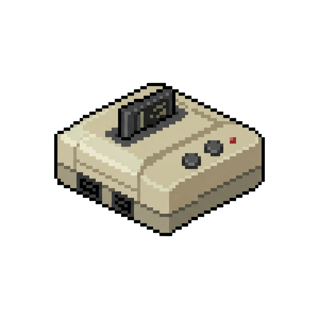 A Classic Beige 8-bit Home Console