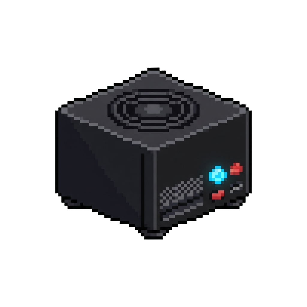 A Simple Modern Black Gaming Box