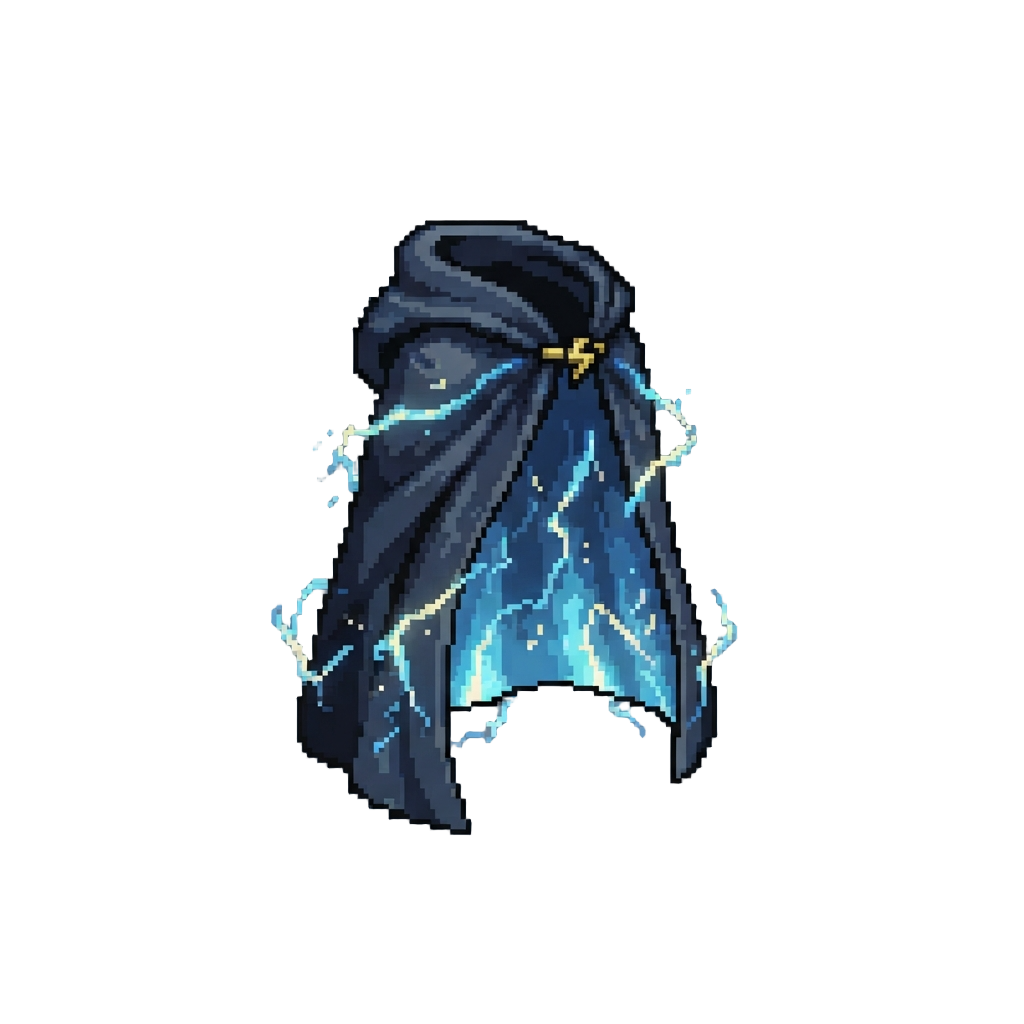 A Crackling Lightning Cape
