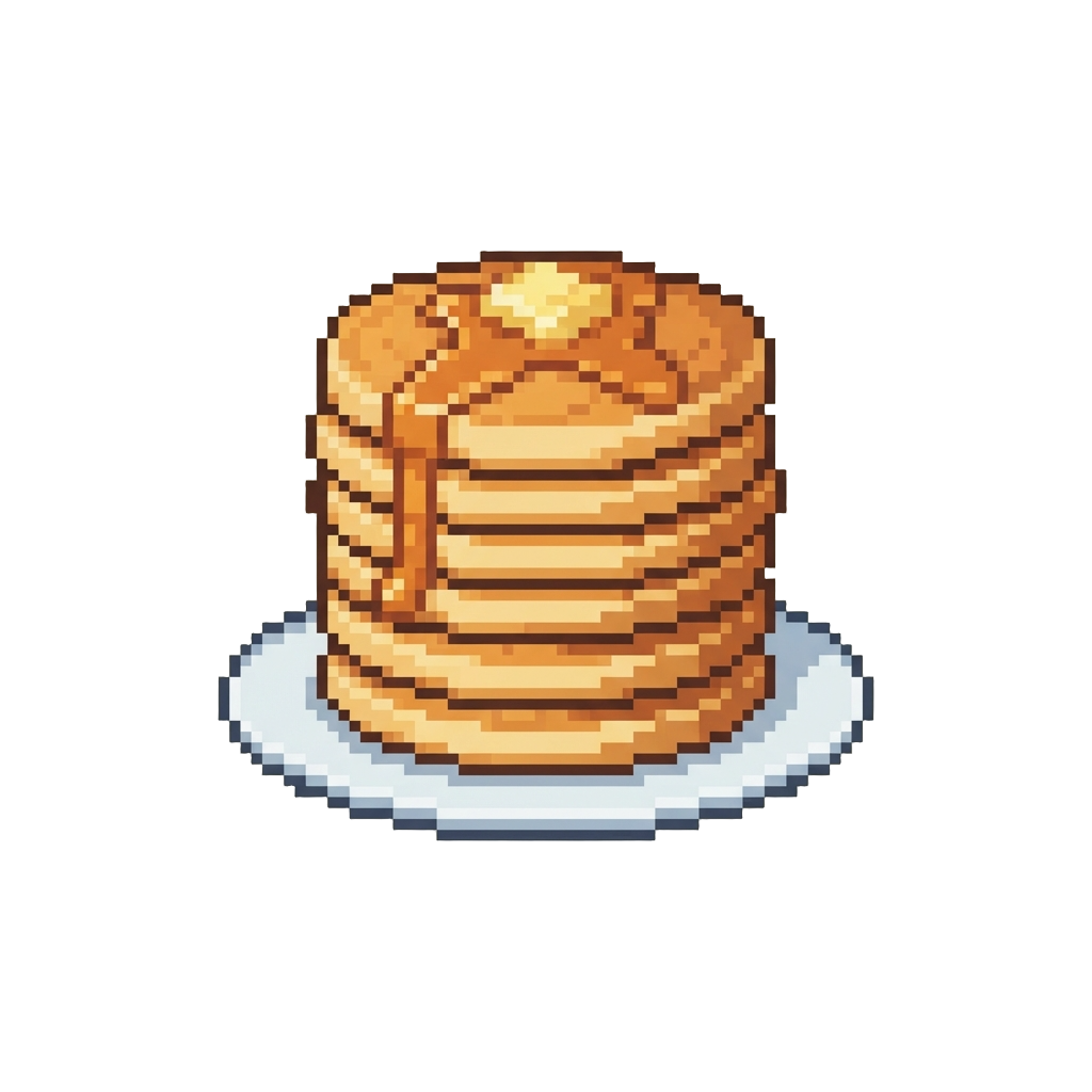 A Towering Stacked Pancake Pyramid