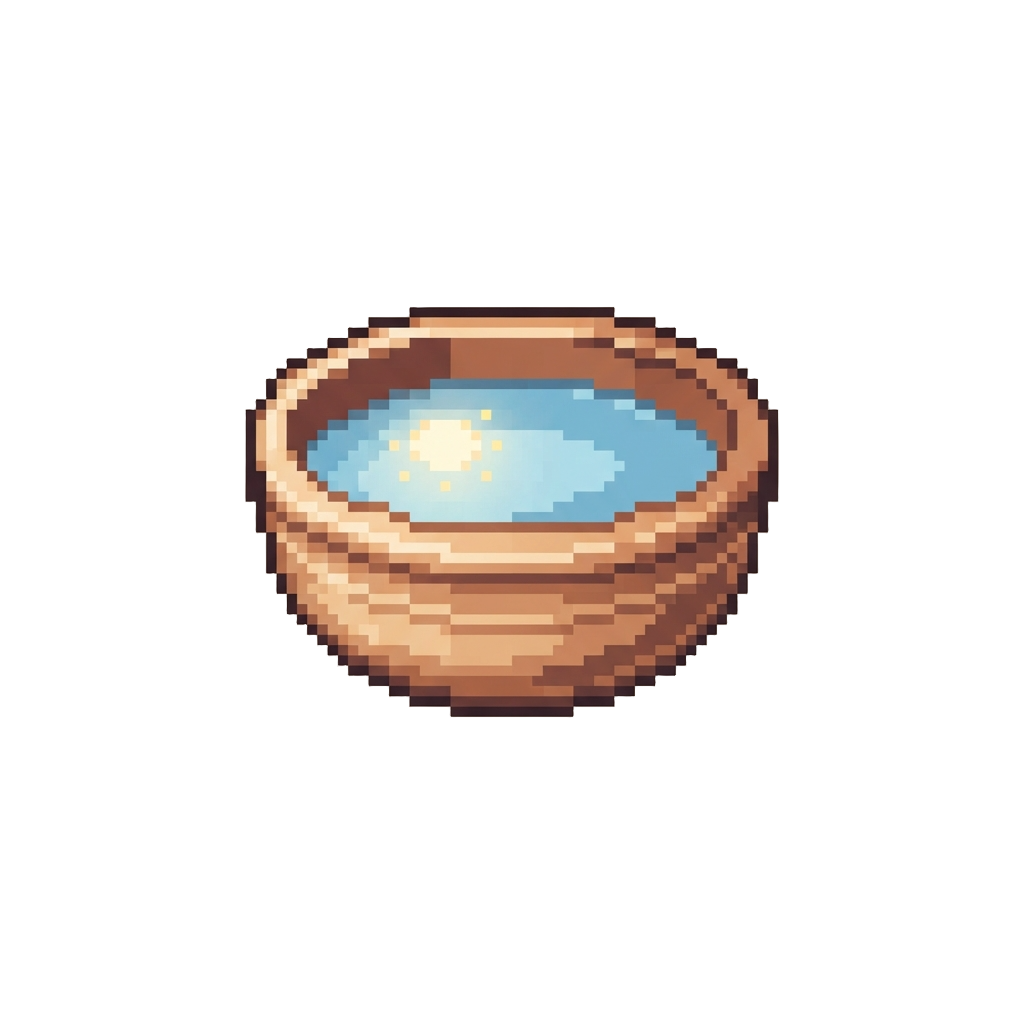 A Serene Sunlit Basin