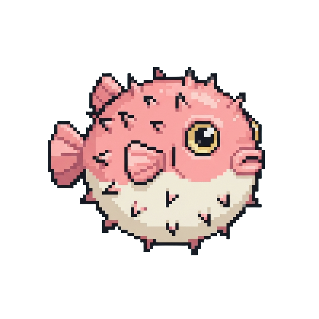 A Chubby Pink Blowfish