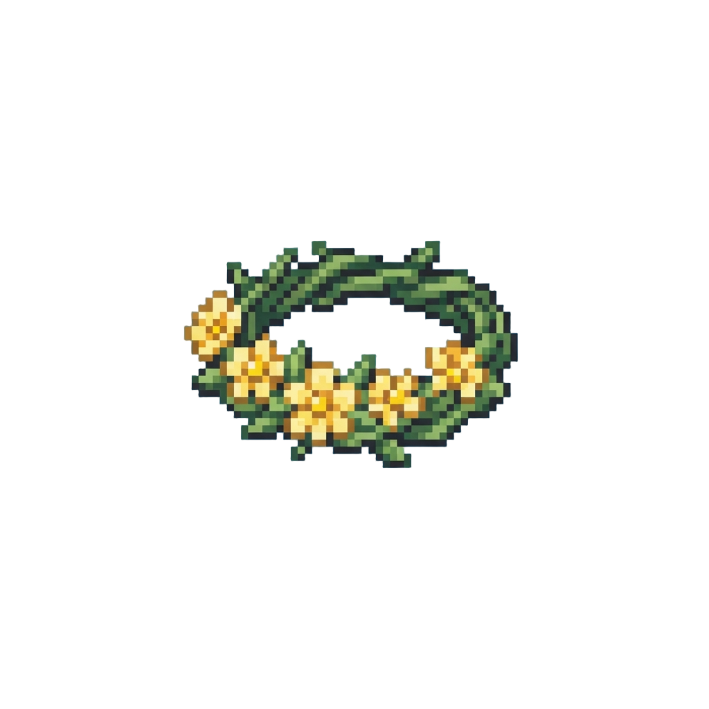 Tiny Yellow Flower Crowns