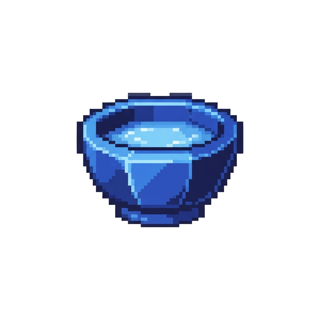A Bright Sapphire Basin