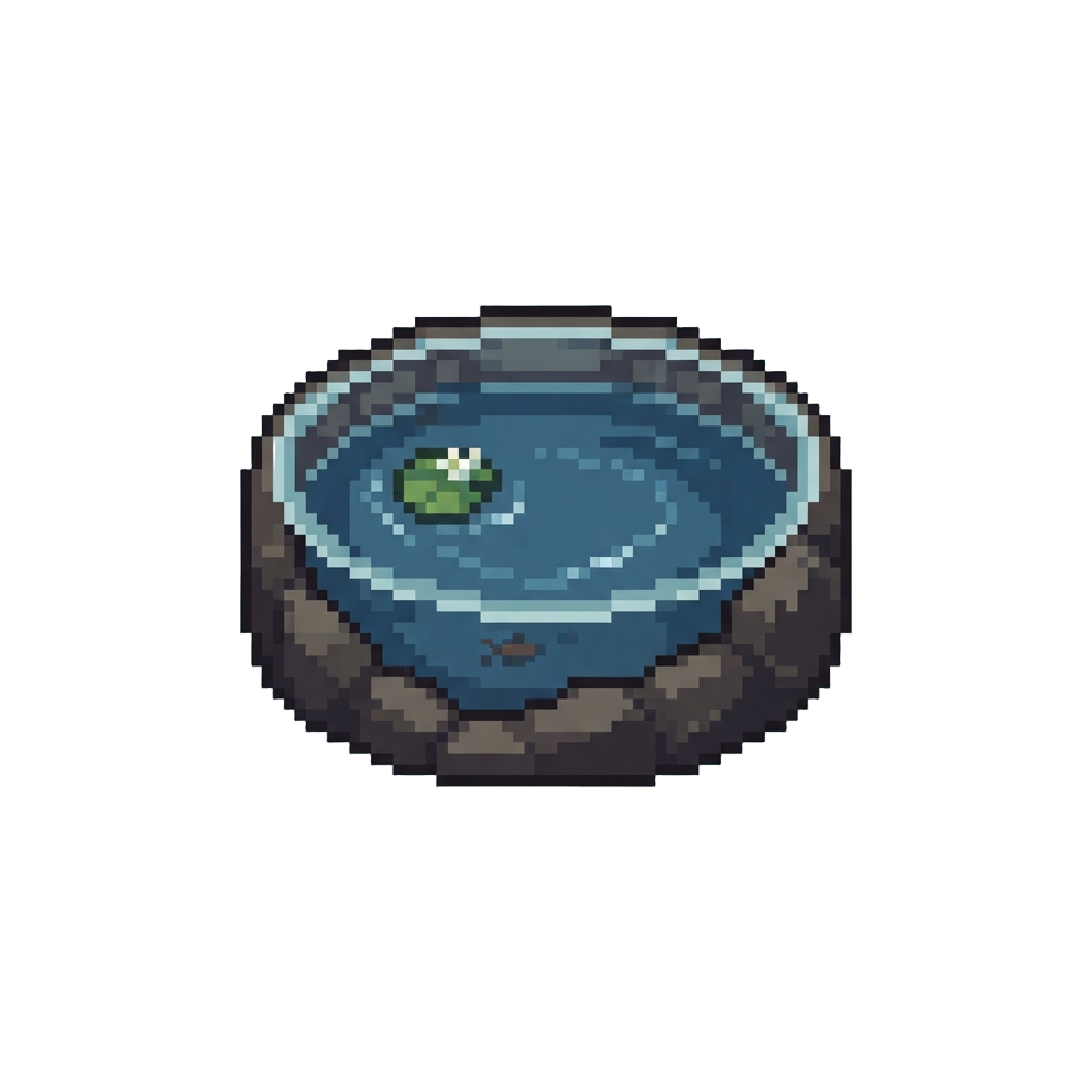 A Quiet Glass-like Pond