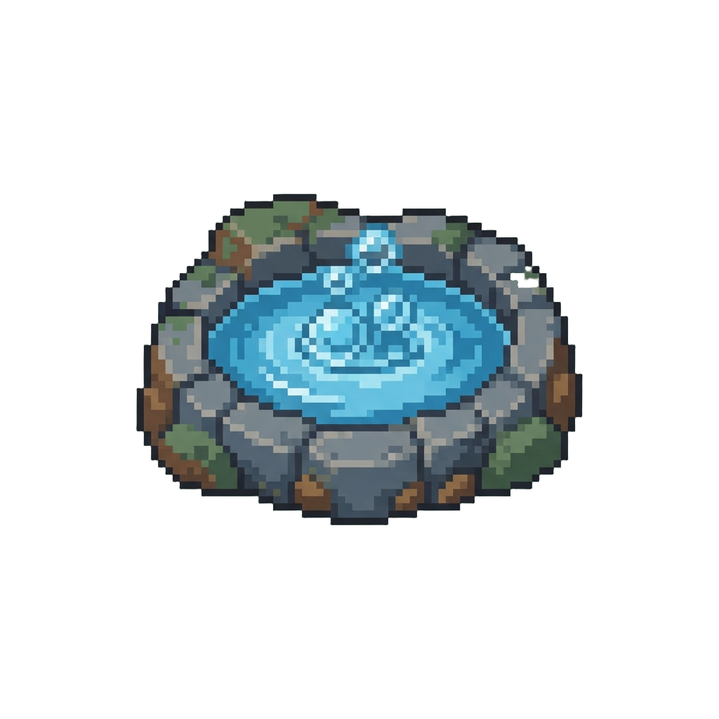A Calm Bubbling Spring