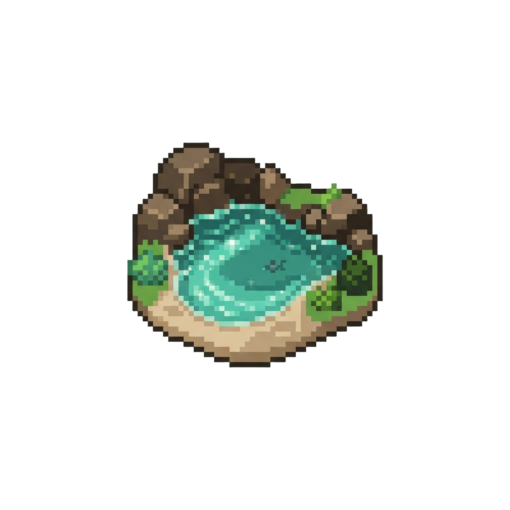 A Crystal-clear Emerald Lagoon