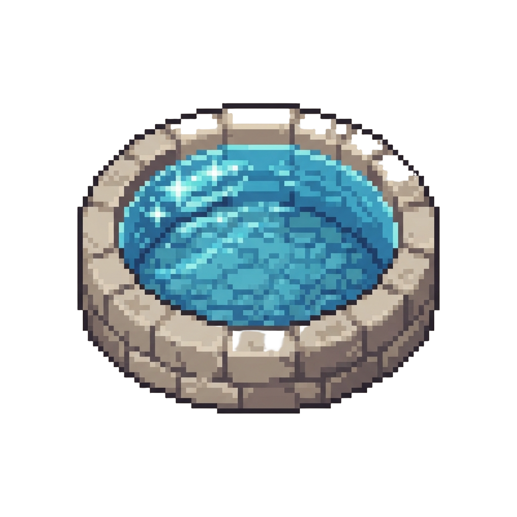 A Sparkling Azure Plunge Pool