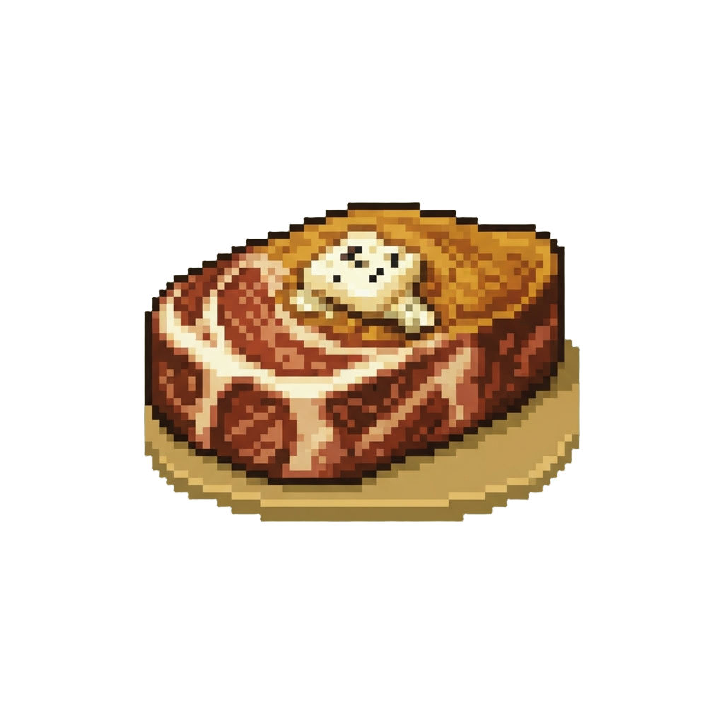 Golden Seared Wagyu Beef Steaks with Truffle Butter