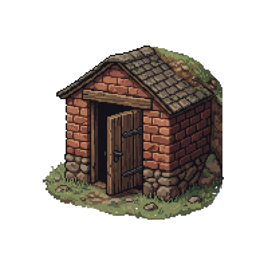 A Sturdy Brick Farmhouse Basement