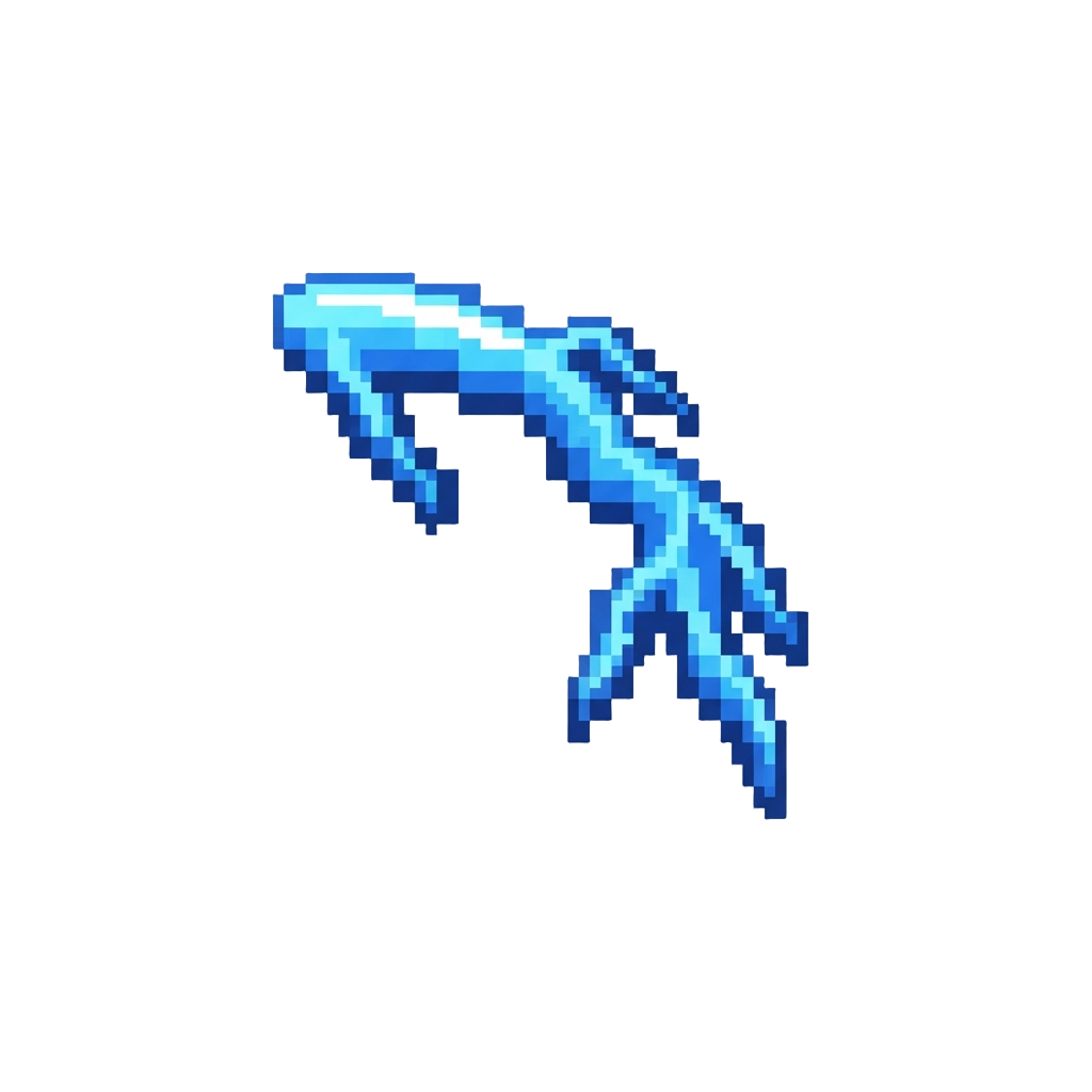 Electric Blue Lightning Arc Effect