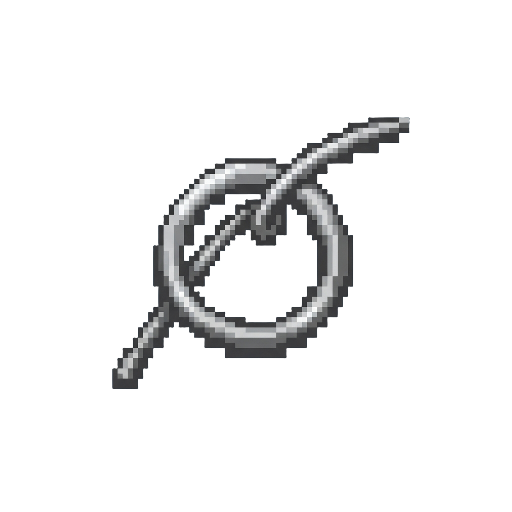 A Shiny Silver High-e String Whipping Back