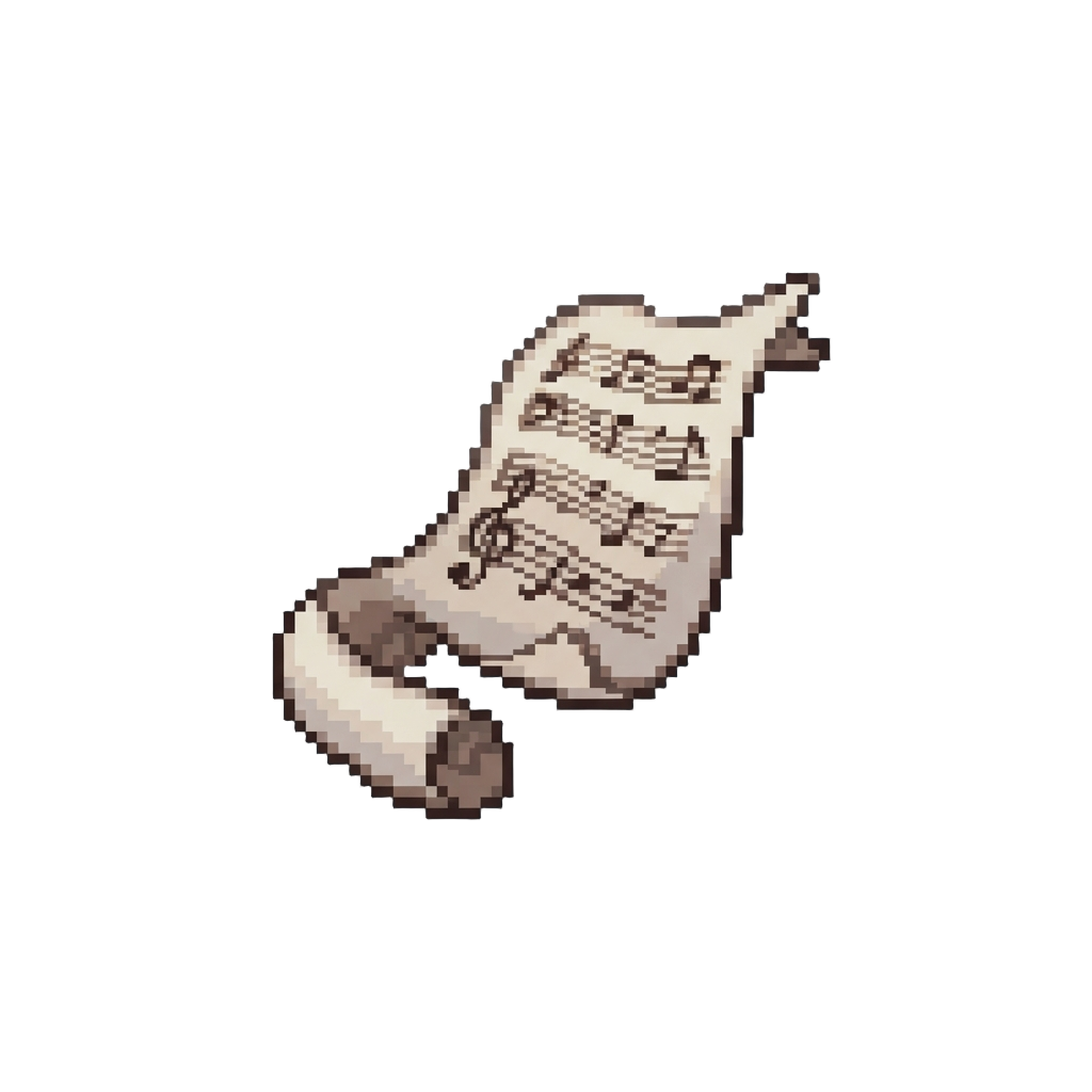 A Sudden Flying Music Sheet