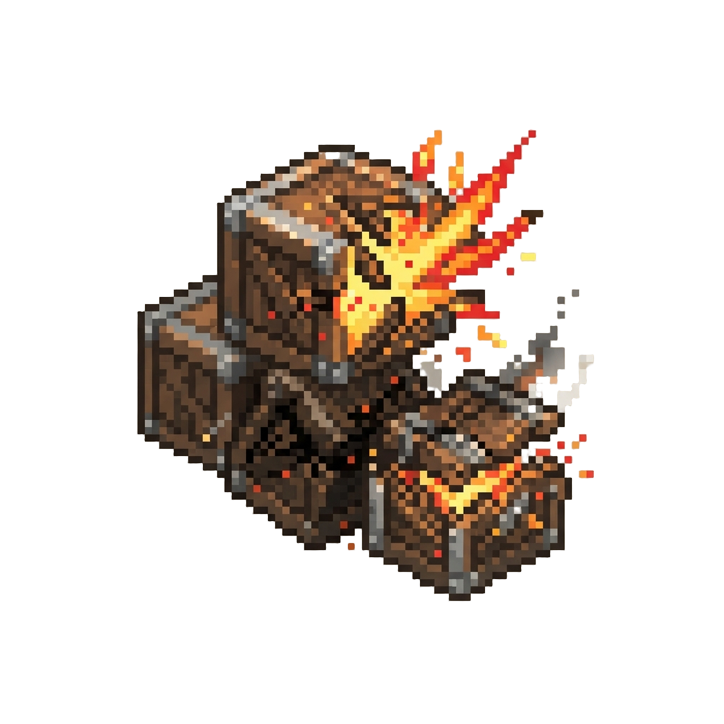 A Explosive Crate Chain Reaction