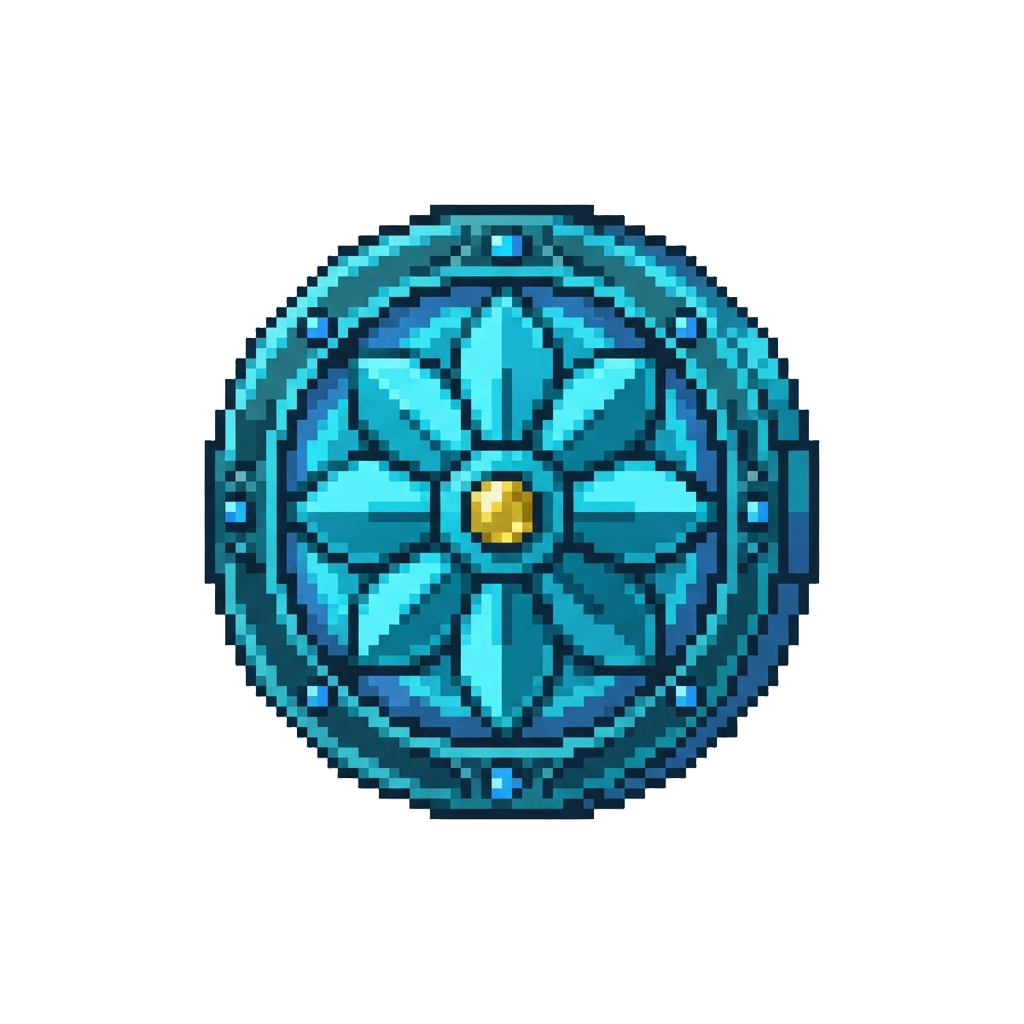 Bright Cyan Blue Chakra