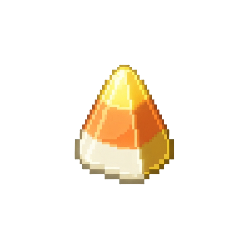 A Glowing Candy Corn Jewel