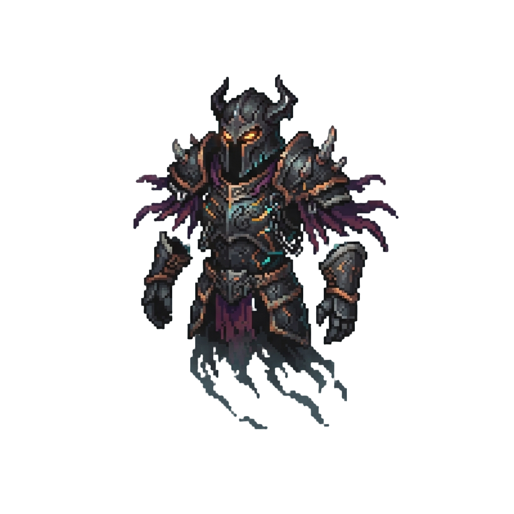 A Floating Ominous Phantom Armor