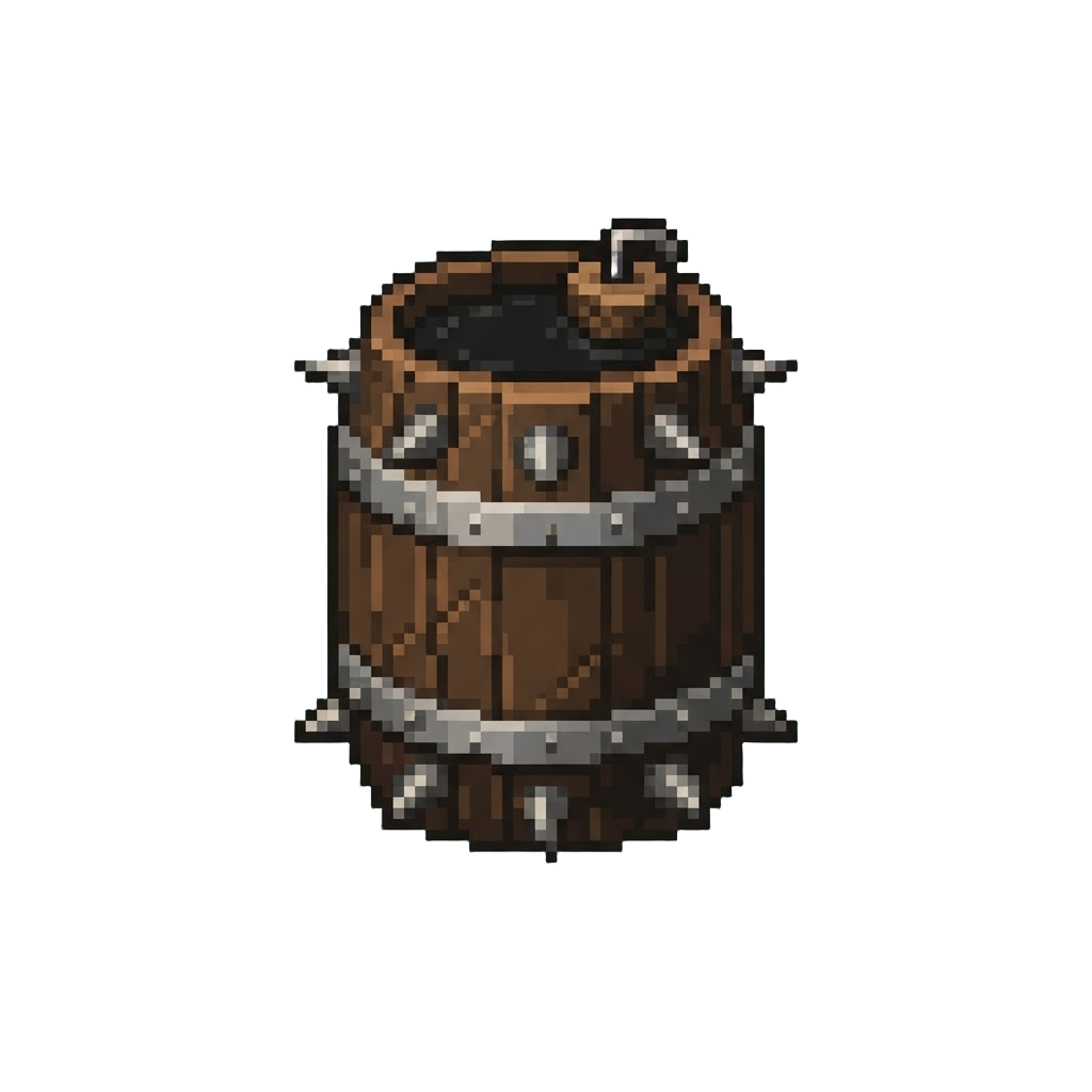 A Spiked Oil-barrel Trap Drop