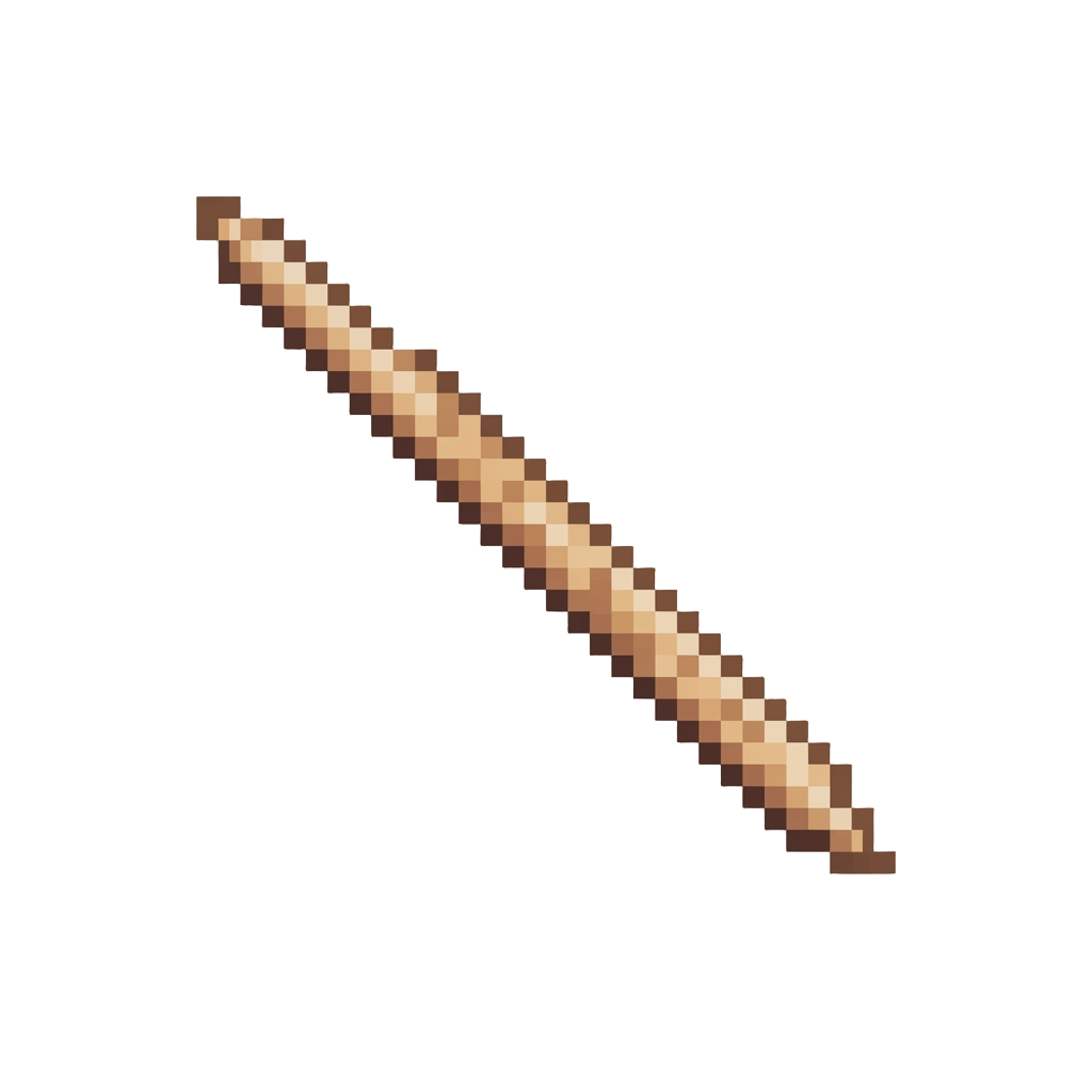 A Tiny Single Wooden Toothpick
