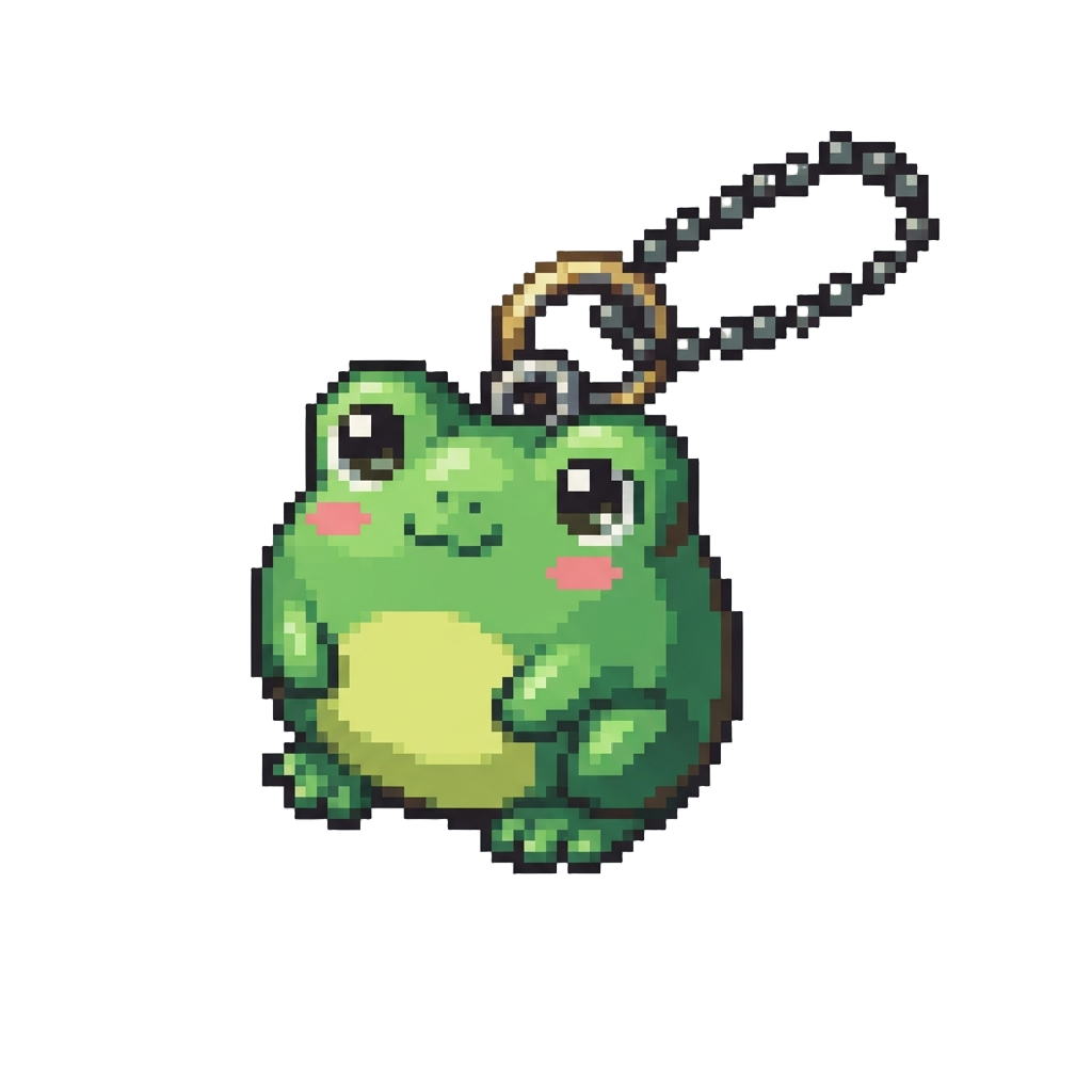 A Tiny Cute Frog Keychain