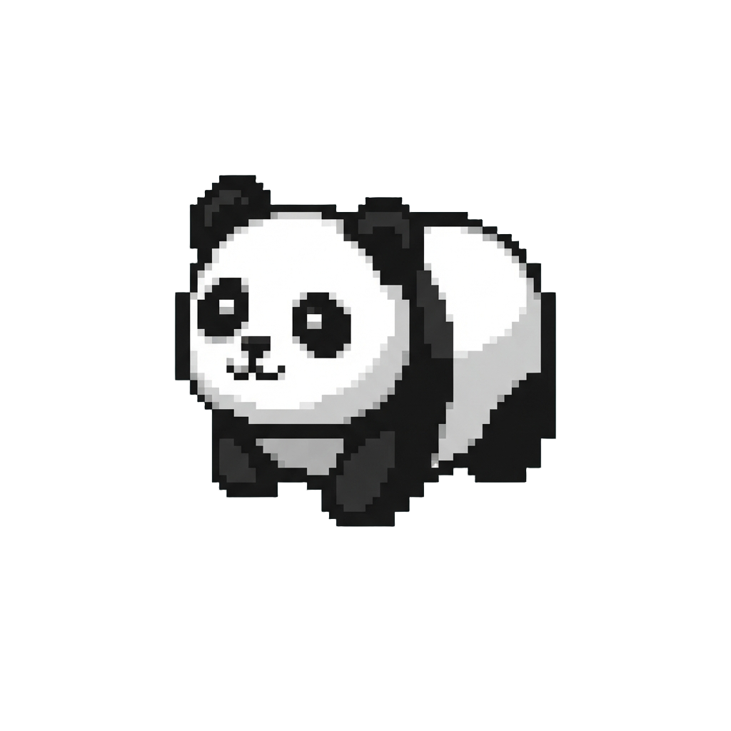 A Miniature Panda Eraser