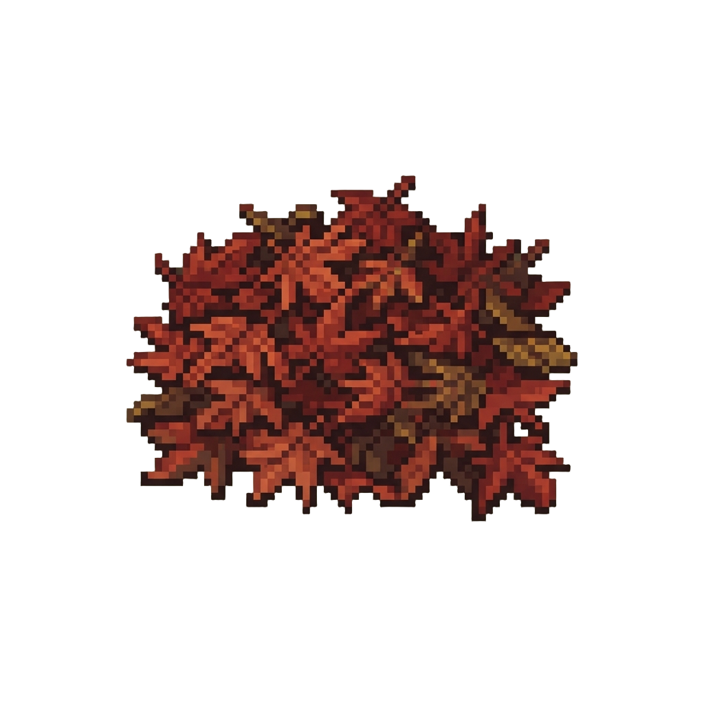 A Carpet of Crackling Red Maple Leaves Underfoot