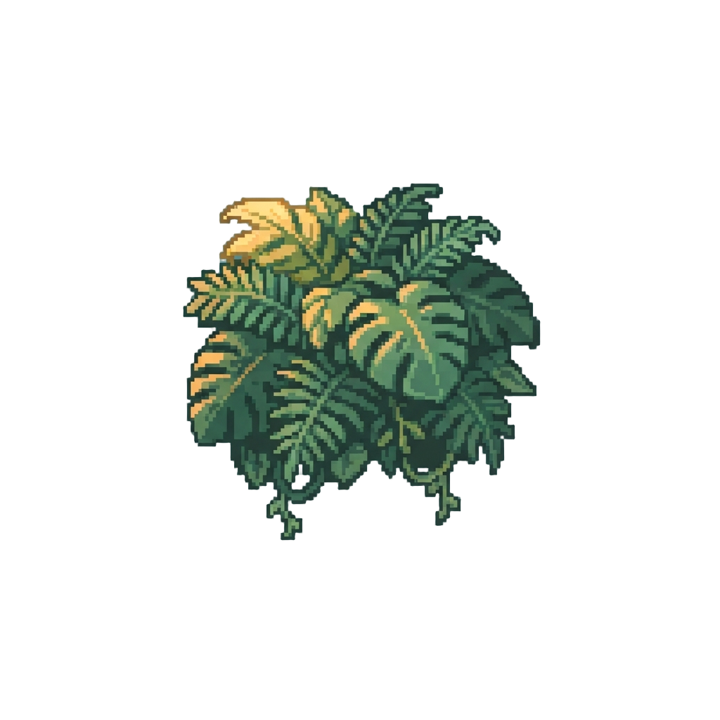 A Lush Jungle Canopy Brimming with Warm Sunshine