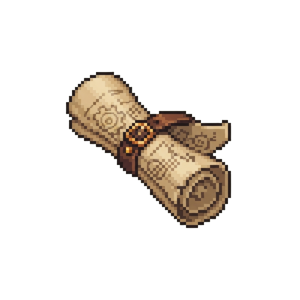 A Rolled-up Mechanical Patent Scroll