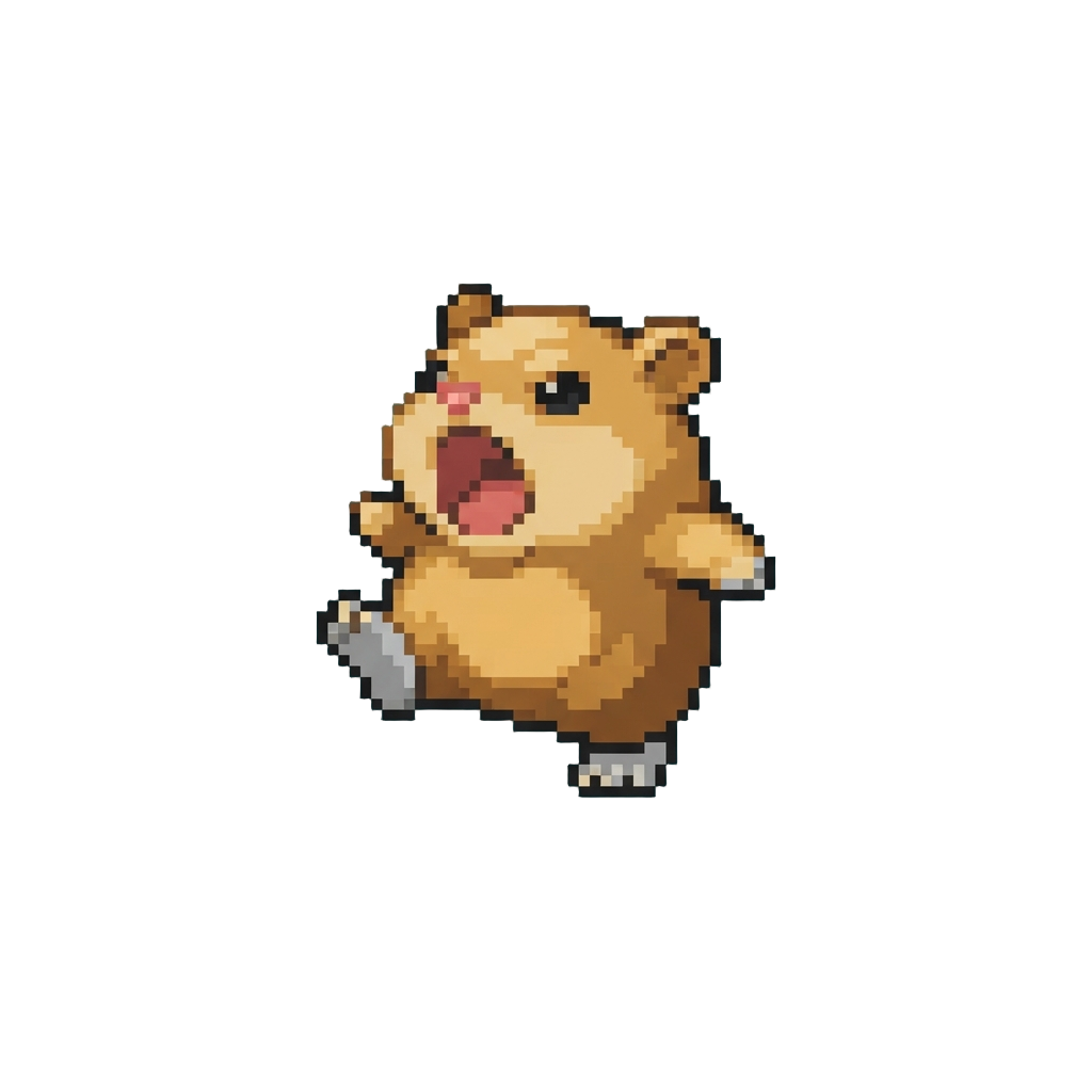 A Tiny Fierce Squeak Roar While Stomping Its Little Feet Harmlessly